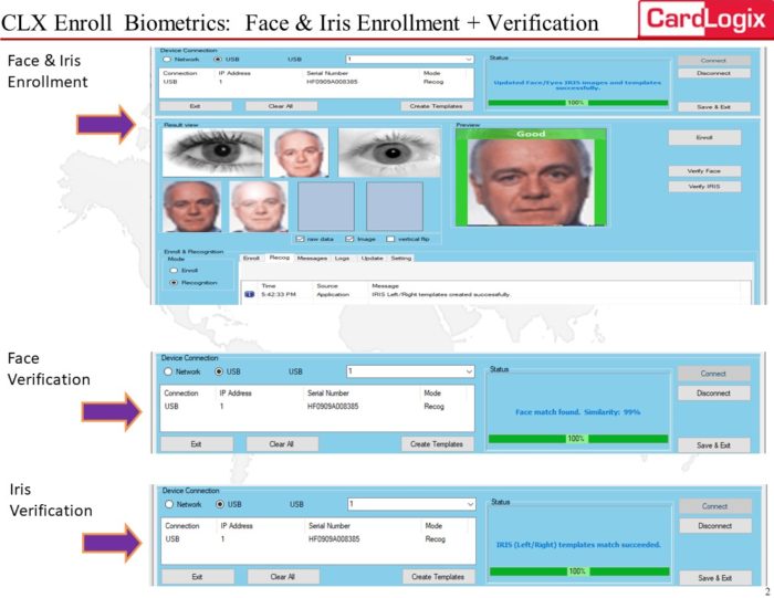 CLX Enroll Face & Iris Biometrics