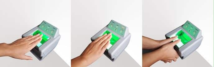 Thales Green Bit DactyScan84c Fingerprint Scanner Enrollment