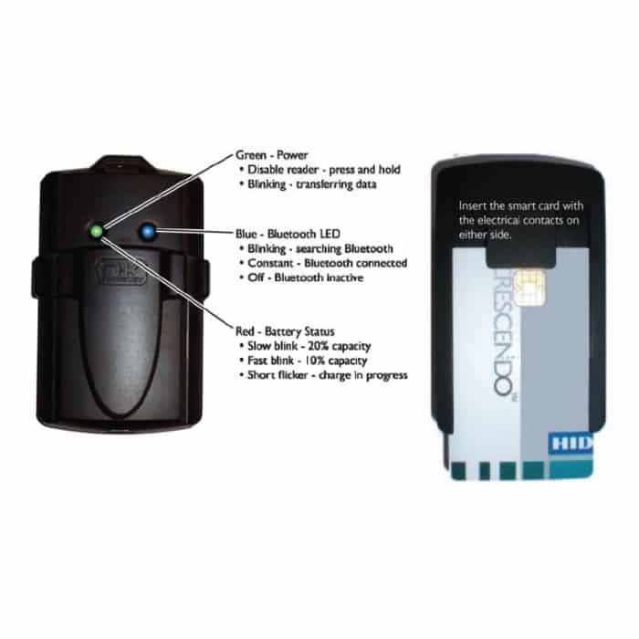 HID OMNIKEY® 2061 Bluetooth Smart Card Reader