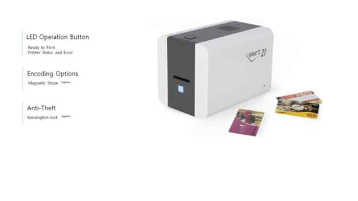 IDP SMART 21 card printer options