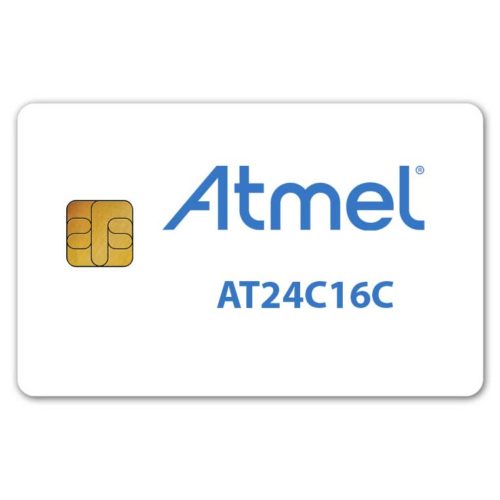 Atmel AT24C16C memory smart card