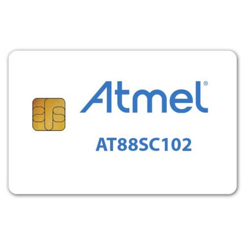 Atmel AT88sc102 secure memory smart card