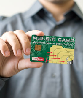 M.O.S.T. Card® high security microprocessor-based smart card