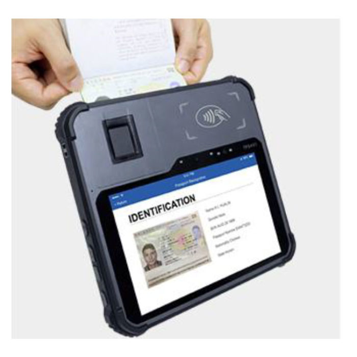 BIOSID PRO Biometric Enrollment and Verification Tablet device w/ MRZ scanner