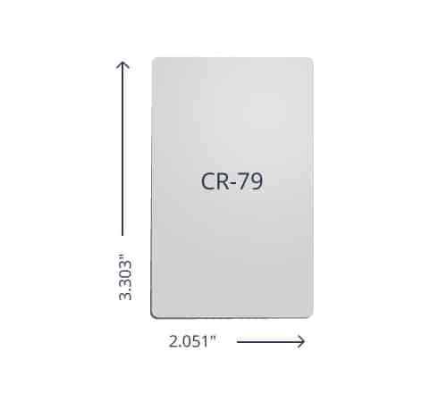 CR79 Card Dimensions
