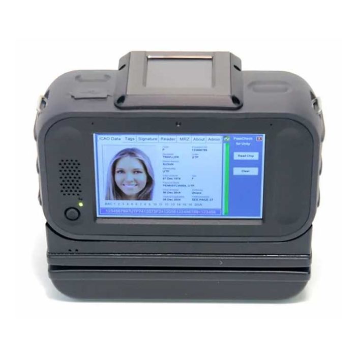 Mobile Biometric Enrollment Handheld with MRZ