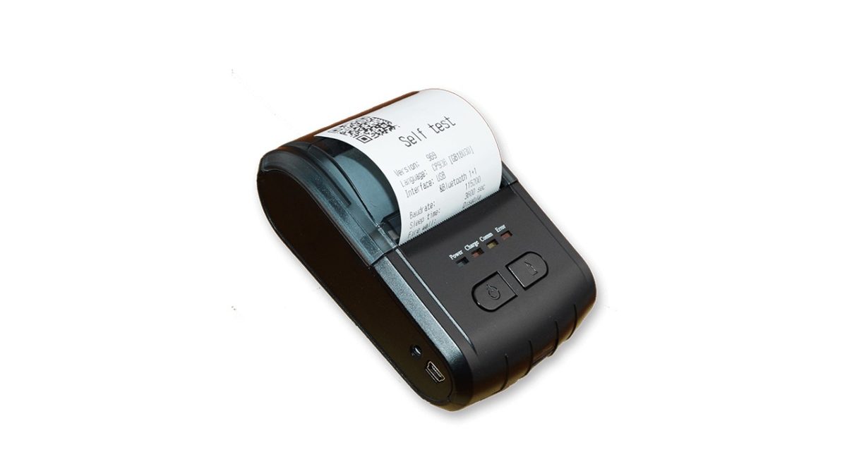 Mobile bluetooth and USB printer perfect with CardLogix BIOSID device