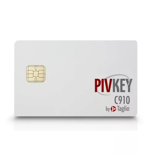 Taglio PIVKey™ C910 Certificate Based PKI Smart Card for Authentication and Identification