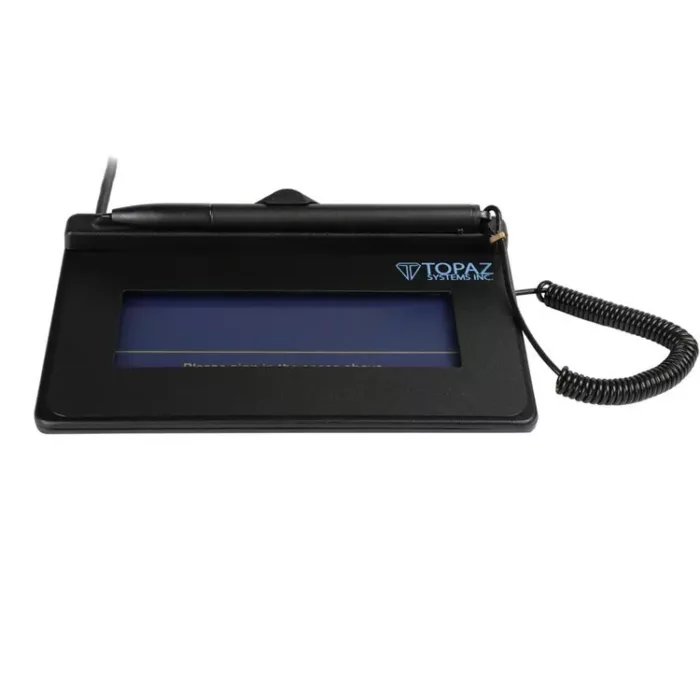 Topaz® SigLite® T-S460 Series 1x5 Electronic Signature Pad Front