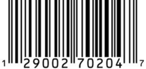 128 barcode on a smart card