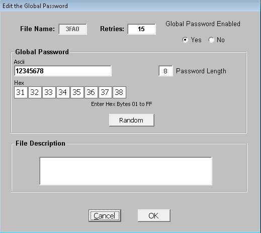 Smart card global password software
