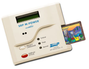SRP electricity smart card payment terminal